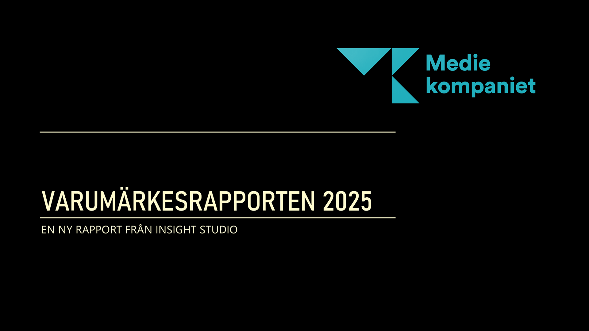 Varumärkesrapporten 2025